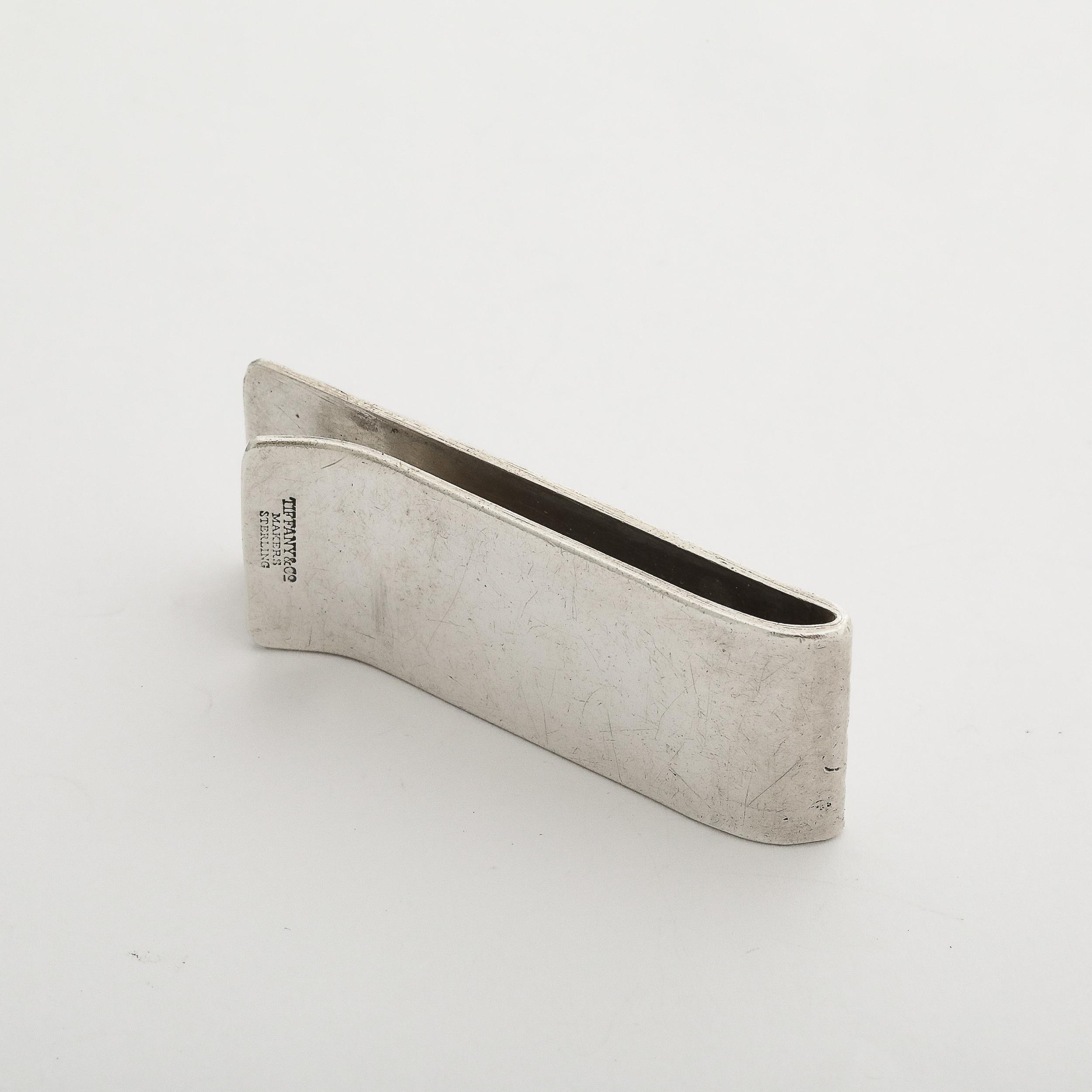 Tiffany & Co. Sterling Silver Honeycomb Money Clip For Sale 6