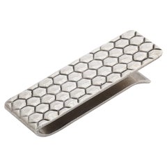 Tiffany & Co. Sterling Silver Honeycomb Money Clip