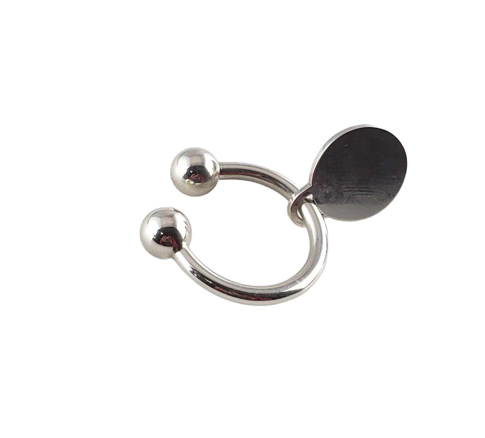 Women's Tiffany & Co. Sterling Silver Horseshoe Key Ring #13523 For Sale