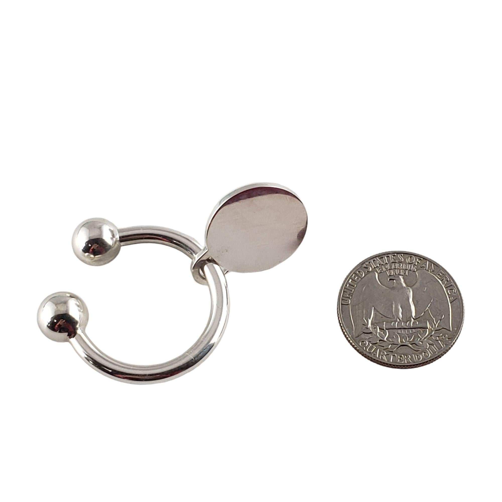 Women's Tiffany & Co. Sterling Silver Horseshoe Key Ring #13523 For Sale