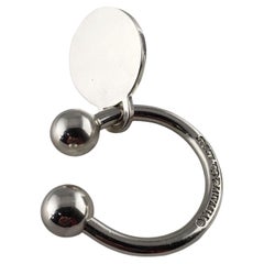 Used Tiffany & Co. Sterling Silver Horseshoe Key Ring #13523