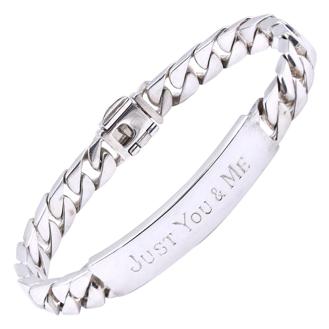 Tiffany's shop id bracelet