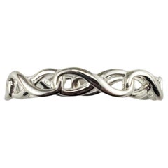 Tiffany & Co. Sterling Silver Infinity Band Ring Size 8-8.25 #16244