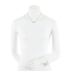 Tiffany & Co. Sterling Silver Infinity Double Chain Necklace