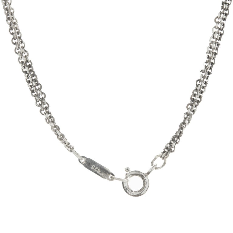 Tiffany & Co. Sterling Silver Infinity Necklace In Excellent Condition In Scottsdale, AZ