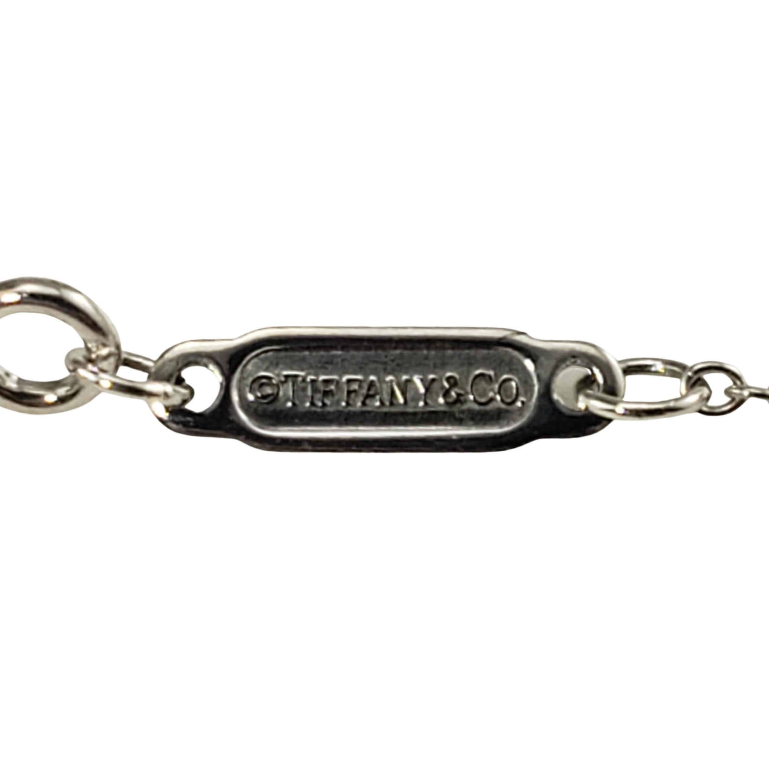 tiffany infinity necklace silver