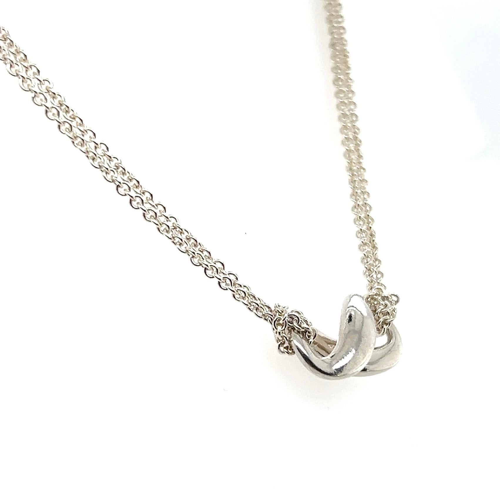 Women's or Men's Tiffany & Co. Sterling Silver Infinity Necklace