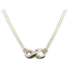 Tiffany & Co. Sterling Silver Infinity Necklace