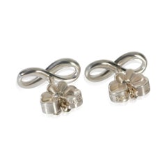Tiffany & Co. Sterling Silver  Infinity Stud Earrings