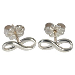 Tiffany & Co. Sterling Silver  Infinity Stud Earrings
