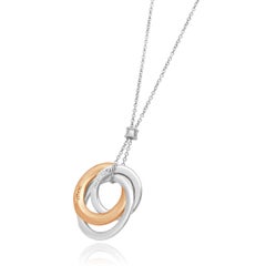 Tiffany & Co. Sterling Silver Interlocking Circle Necklace