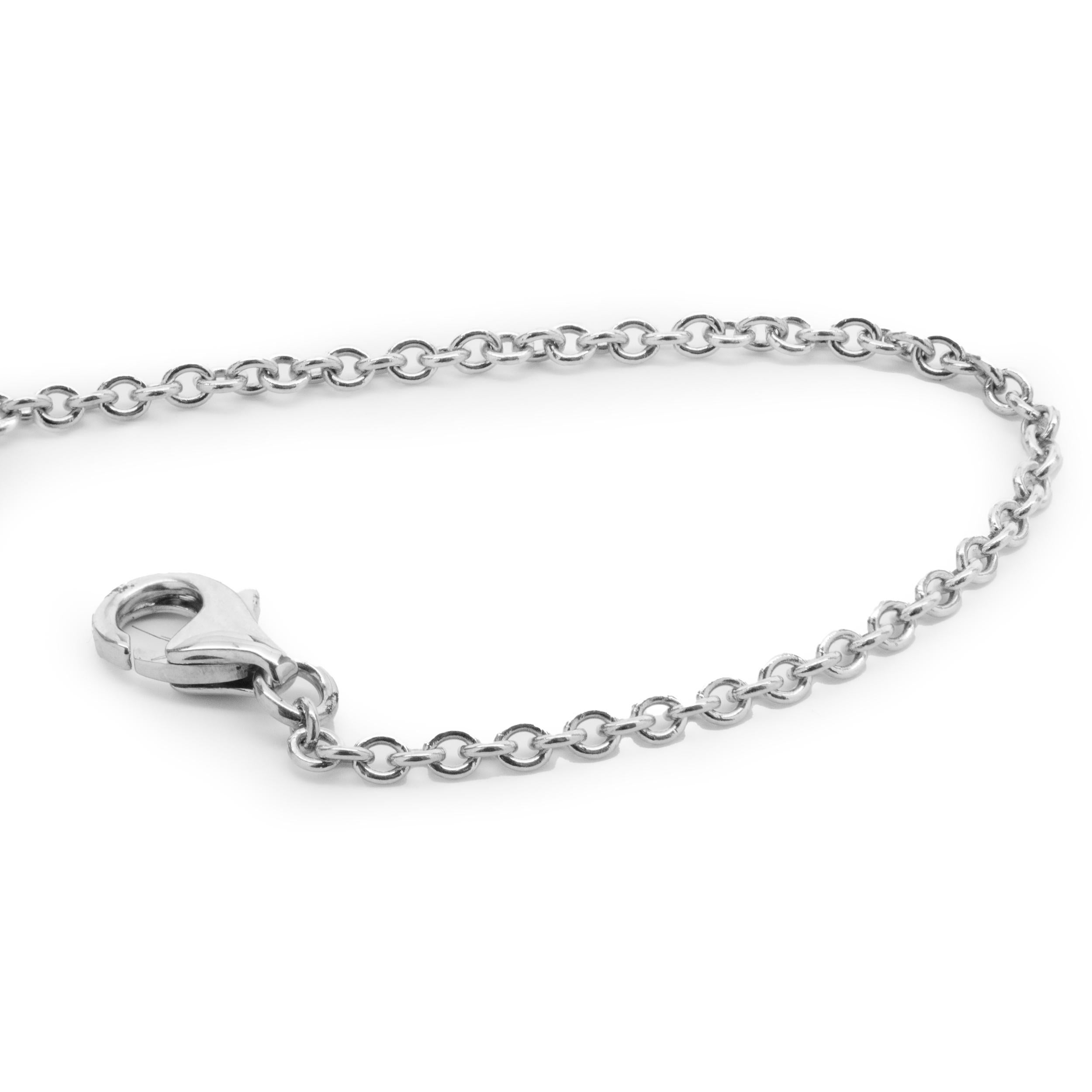 interlocking circles necklace silver