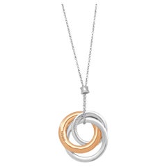 Tiffany & Co. Sterling Silver Interlocking Circle Necklace