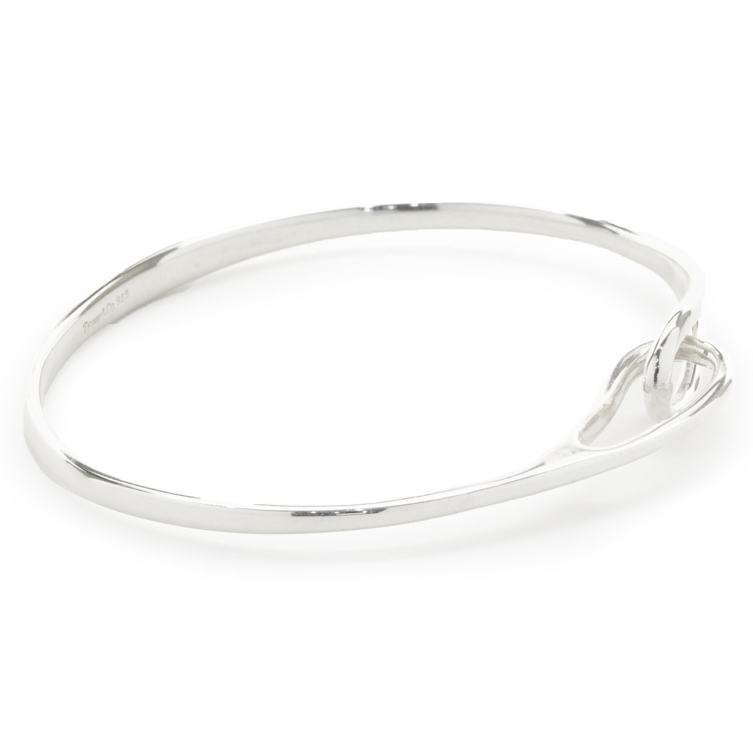 Designer: Tiffany & Co. 
Material: Sterling silver 
Dimensions: bracelet will fit a 7-inch wrist
Weight: 12.80 grams
