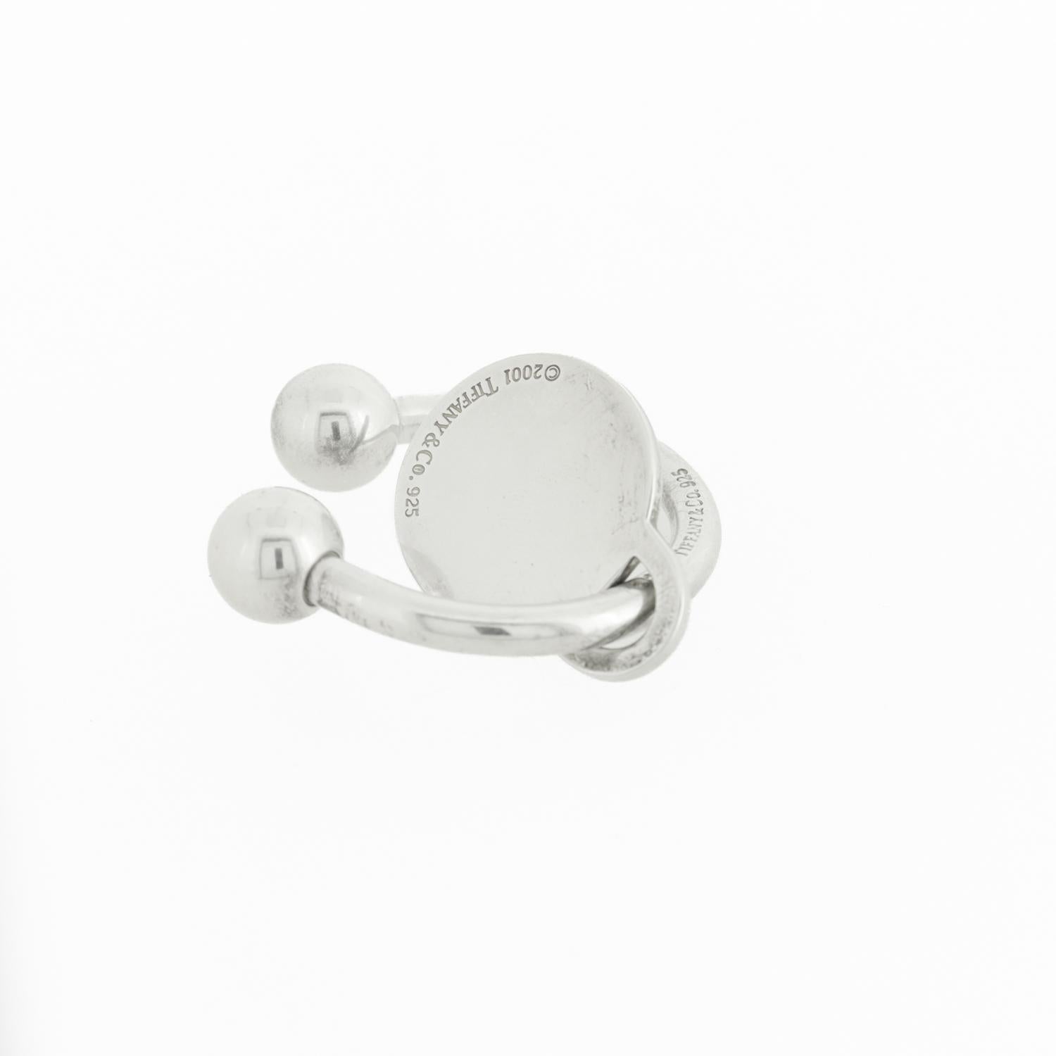 da uomo o donna Tiffany & Co. Portachiavi o portachiavi in argento Sterling 2001 in vendita