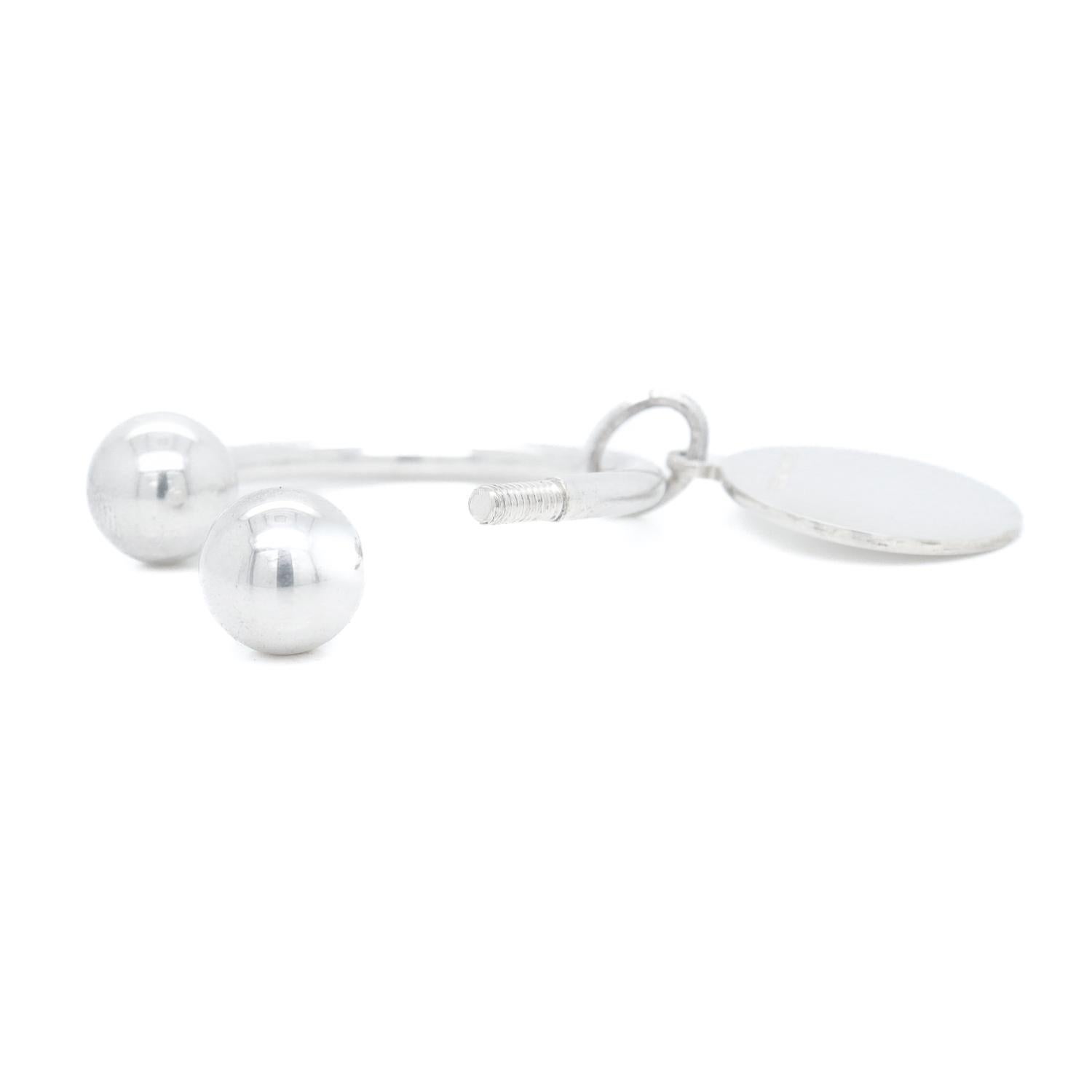 Tiffany & Co. Portachiavi o portachiavi in argento sterling in vendita 8