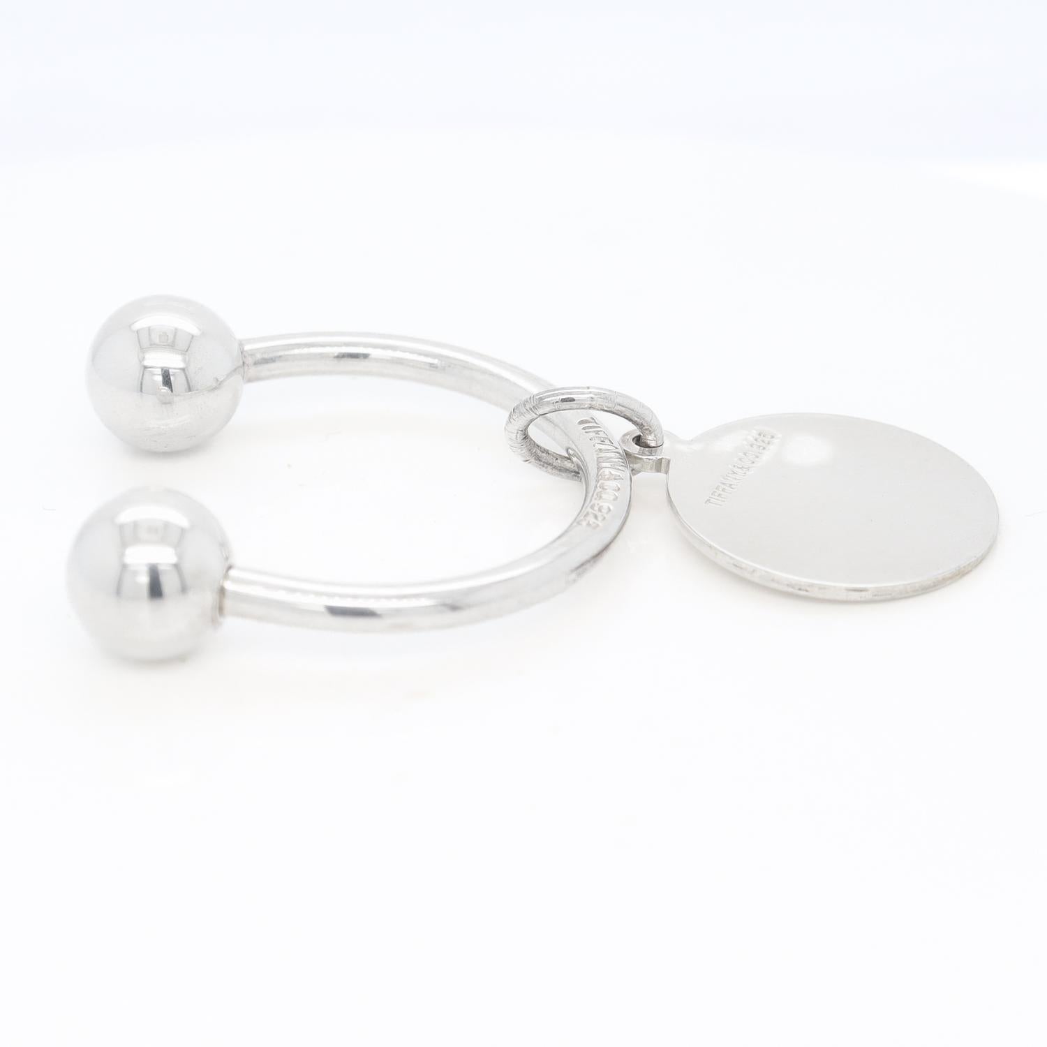 Tiffany & Co. Portachiavi o portachiavi in argento sterling in vendita 2