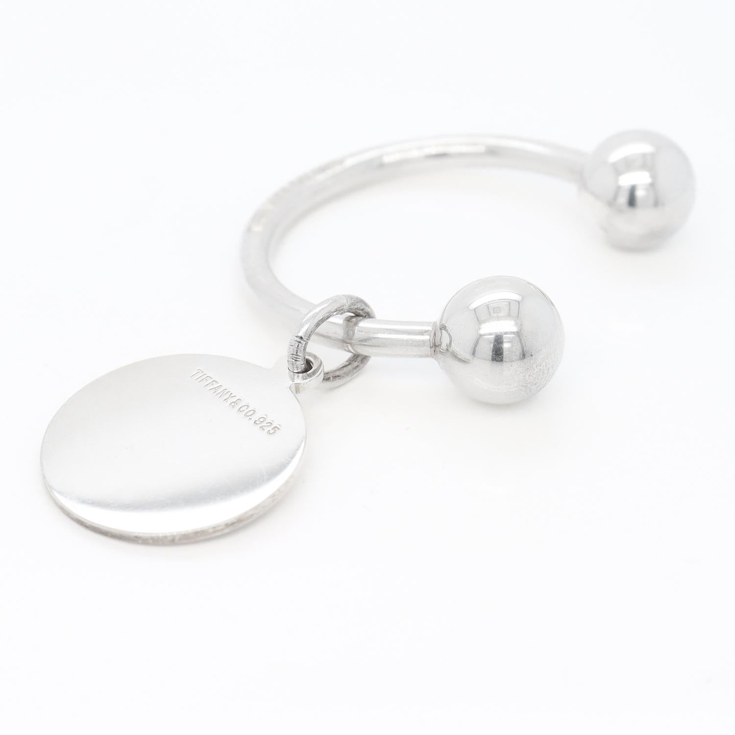 Tiffany & Co. Portachiavi o portachiavi in argento sterling in vendita 3