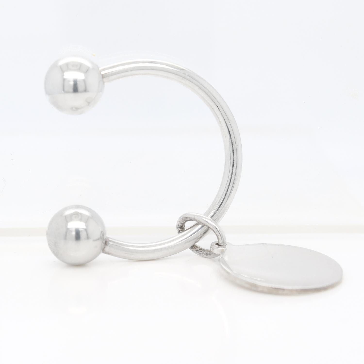 Tiffany & Co. Portachiavi o portachiavi in argento sterling in vendita 4