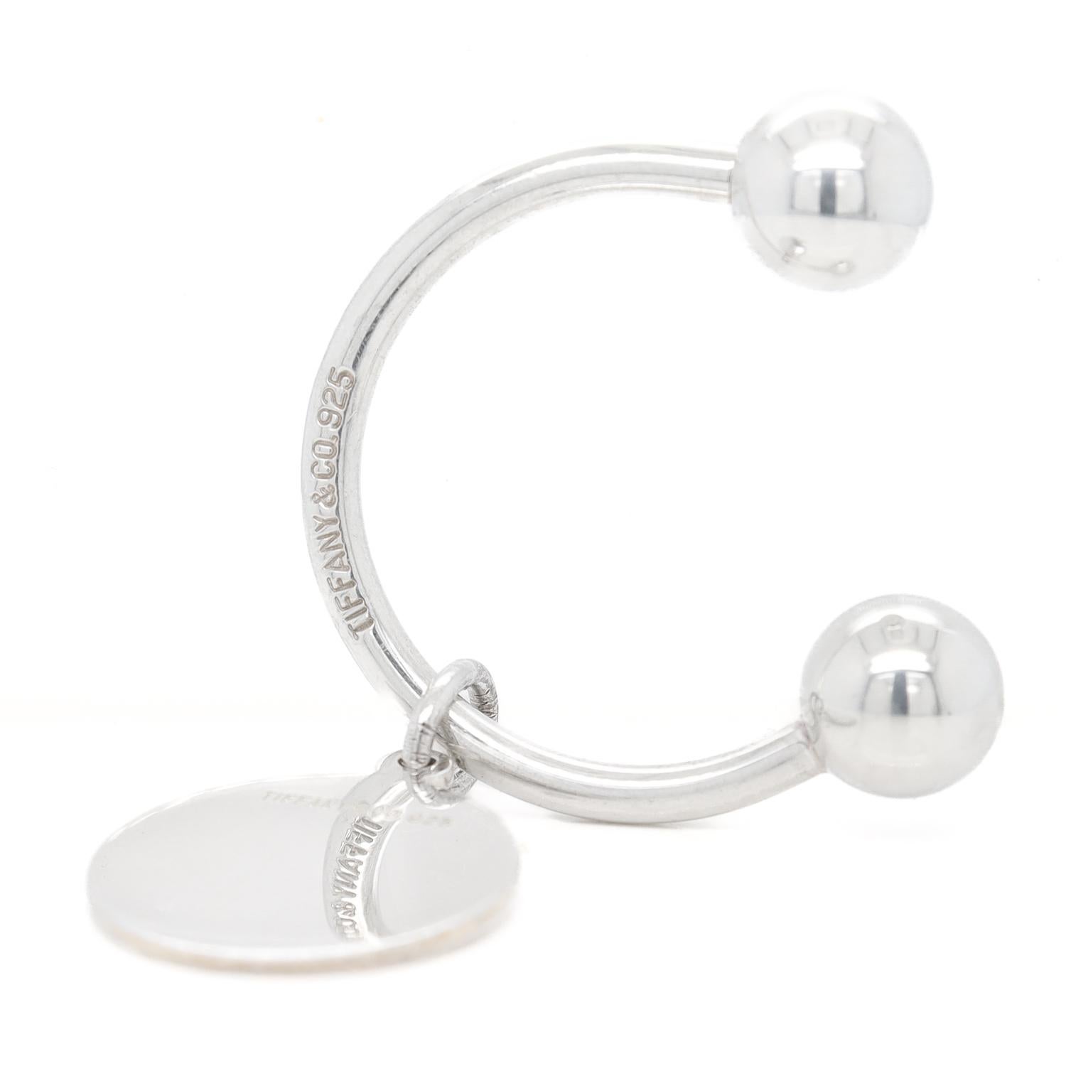 Tiffany & Co. Portachiavi o portachiavi in argento sterling in vendita 5