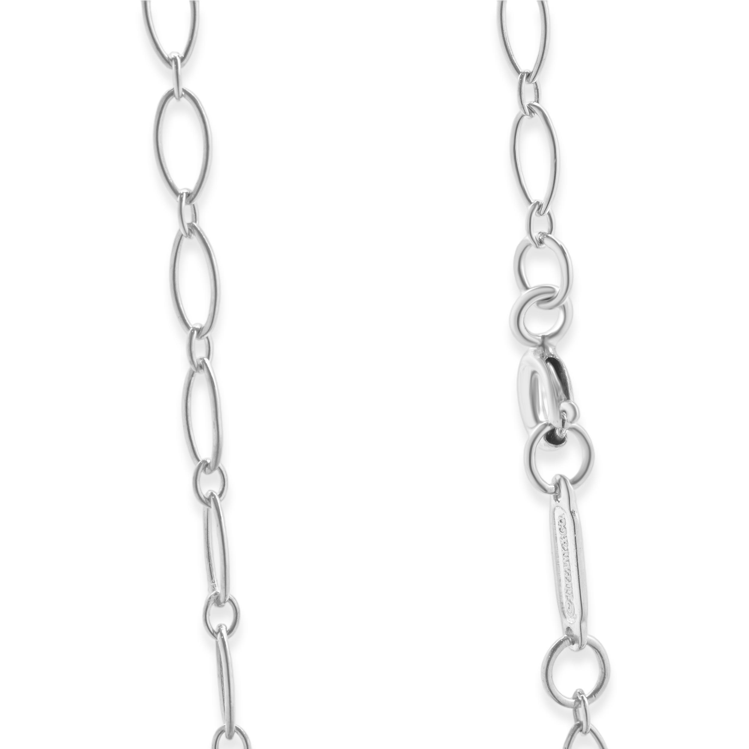 De las mujeres Tiffany & Co. Collar Llave de Plata de Ley en venta