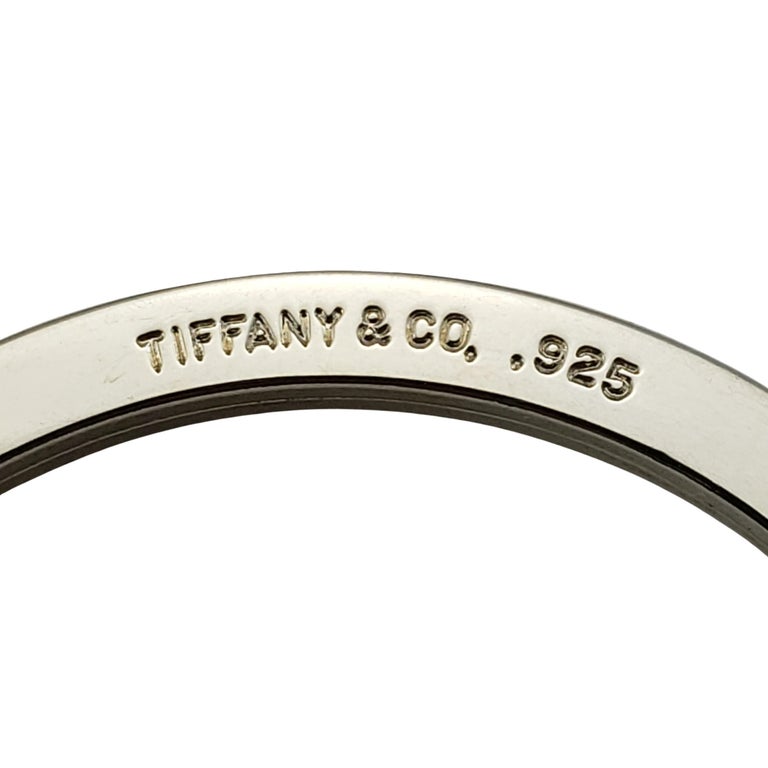 Tiffany and Co. Sterling Silver Key Ring For Sale at 1stDibs