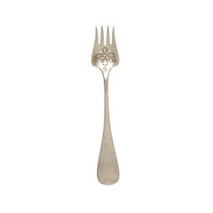 Tiffany & Co Sterling Silver King William Pierced Cold Meat Fork