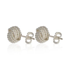 Tiffany & Co. Sterling Silver Knot Earrings