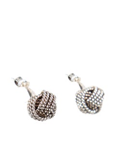 Tiffany & Co. Sterling Silver Knot Earrings