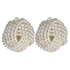 Tiffany & Co. Sterling Silver  Knot Earrings
