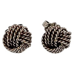 Tiffany & Co. Ohrgehänge aus Sterlingsilber mit Knoten