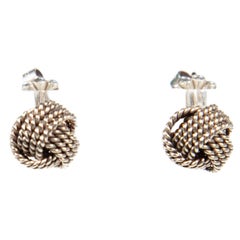 Tiffany 
Co. Sterling Silver Knot Earrings