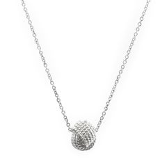 Tiffany & Co. Sterling Silver Knot Necklace