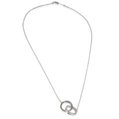Tiffany & Co. Sterling Silver Large 1837 Pendant