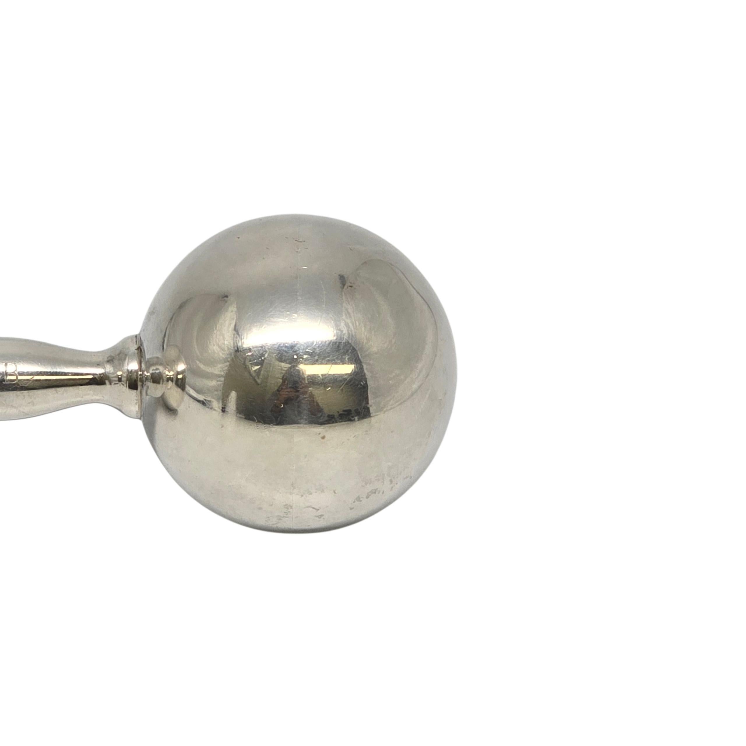 da uomo o donna Tiffany & Co. Sonaglio a bilanciere grande in argento sterling con Monogram #22928 in vendita
