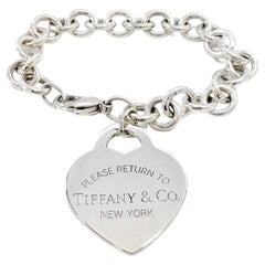 Tiffany & Co. Sterling Silver Large Heart Bracelet