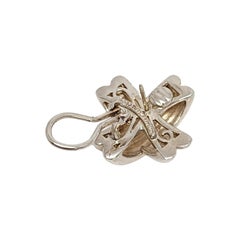 Tiffany & Co. Sterling Silver Large Signature x Single Earring