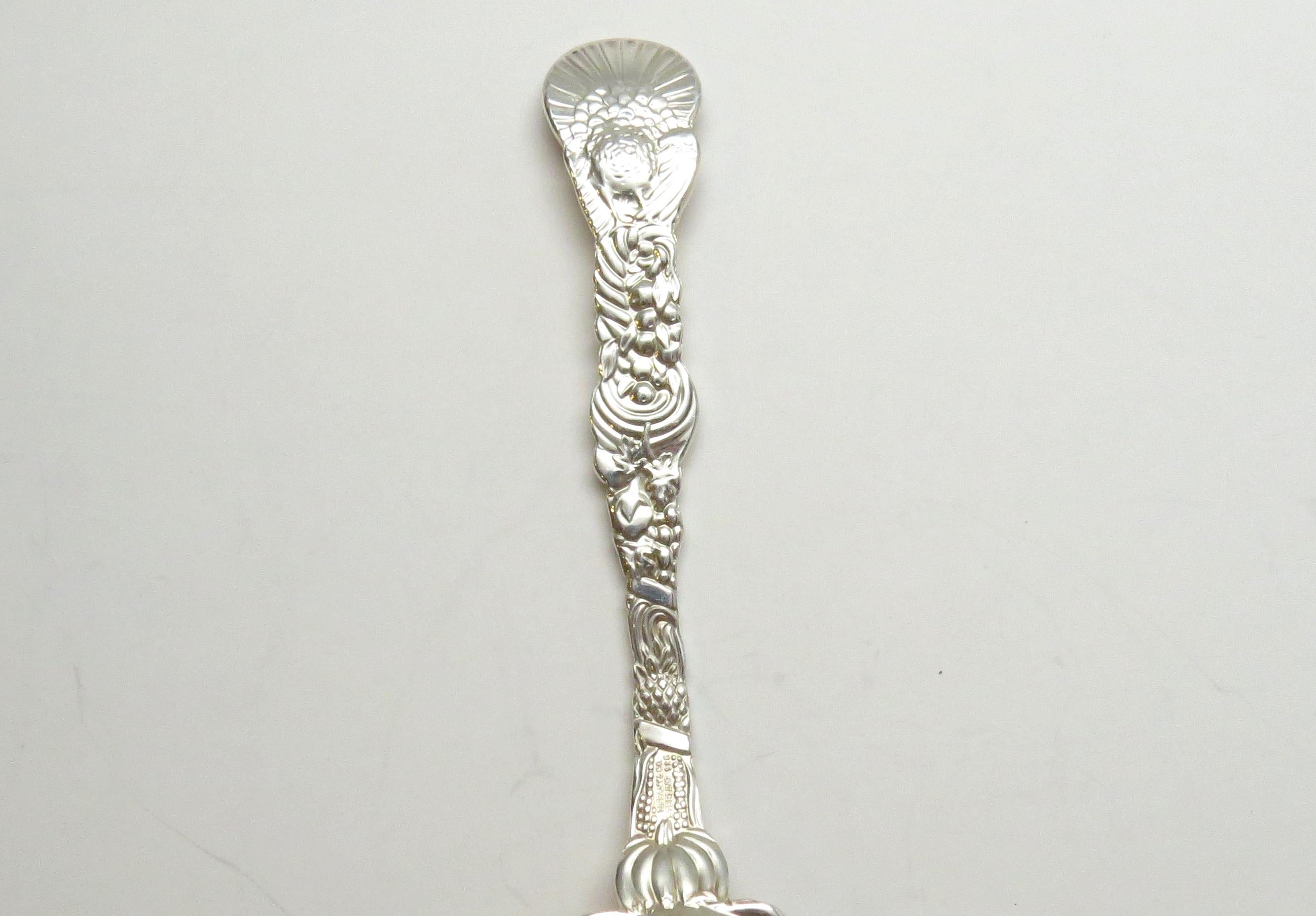 20th Century Tiffany & Co. Sterling Silver Thanksgiving Cranberry Serving Spoon