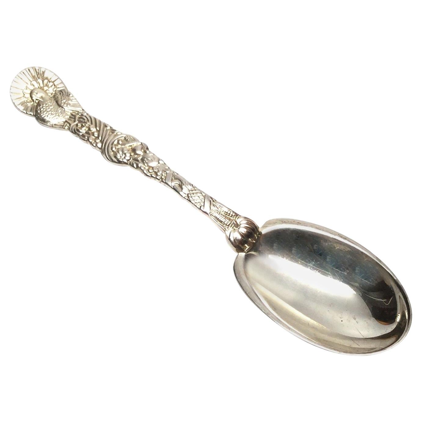 Tiffany & Co. Sterling Silver Thanksgiving Cranberry Serving Spoon