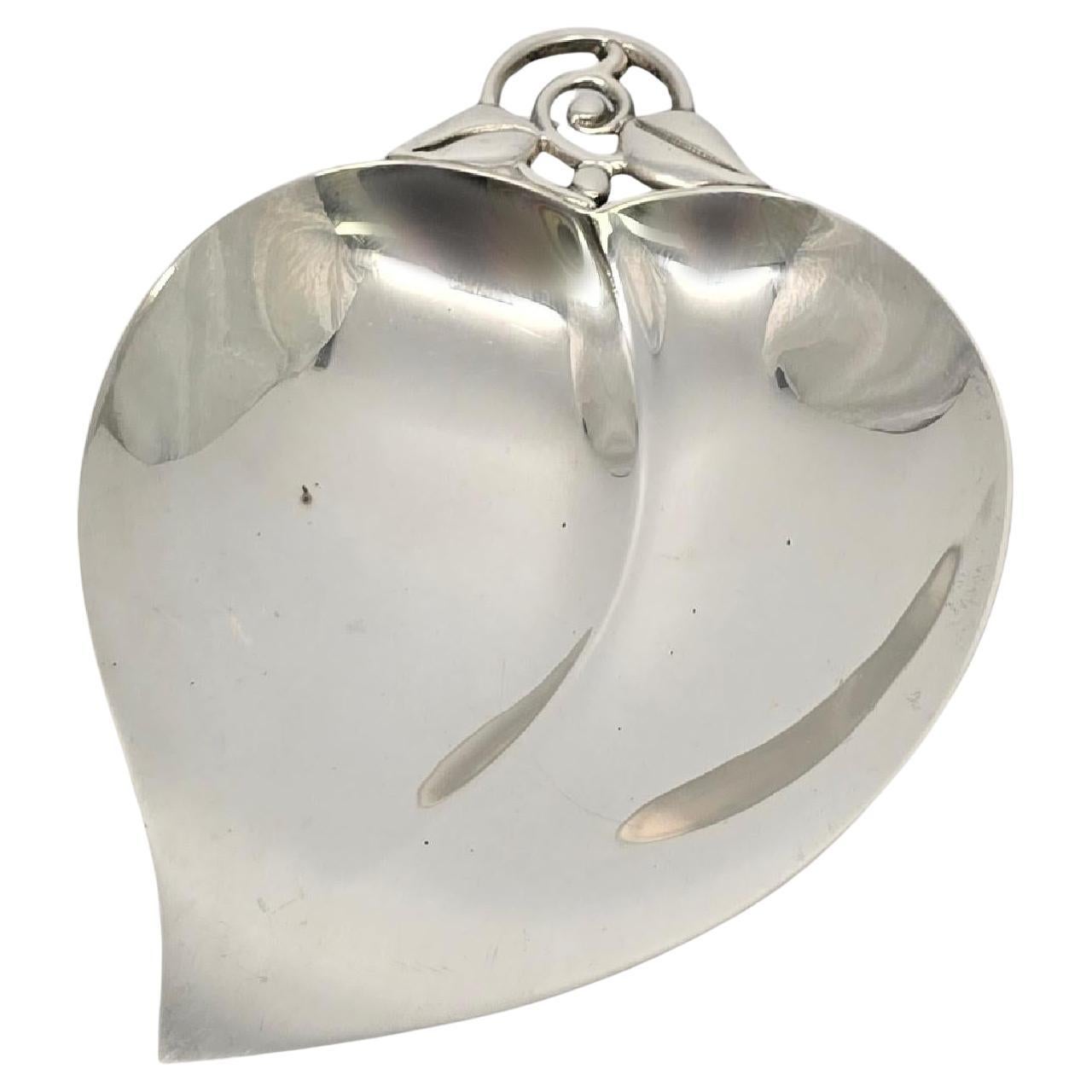 Tiffany & Co Sterling Silver Leaf Dish/Bowl 22885 #19272