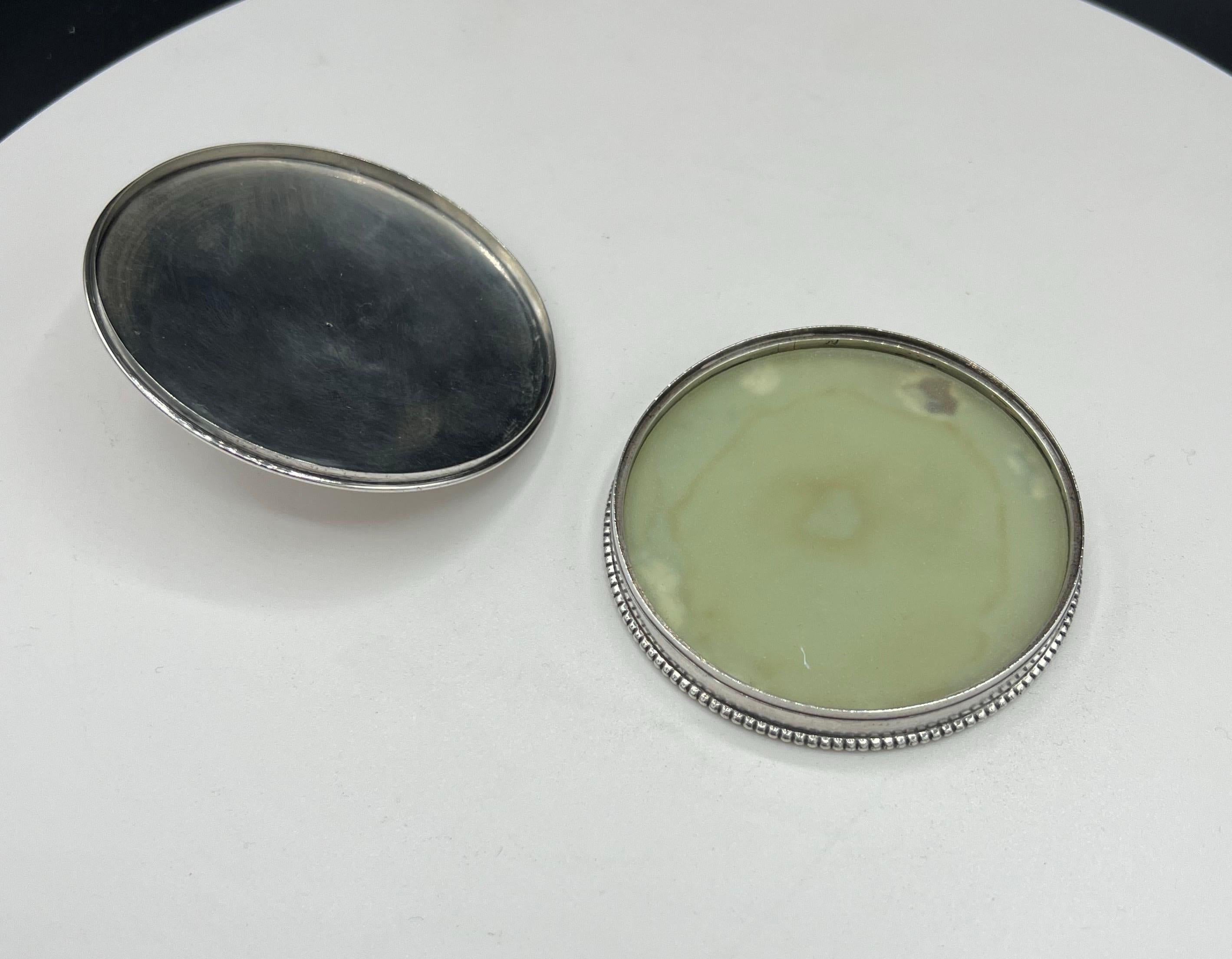 Tiffany & Co. Sterling Silver Lidded Coaster
With Glass liner to bottom of coaster 
