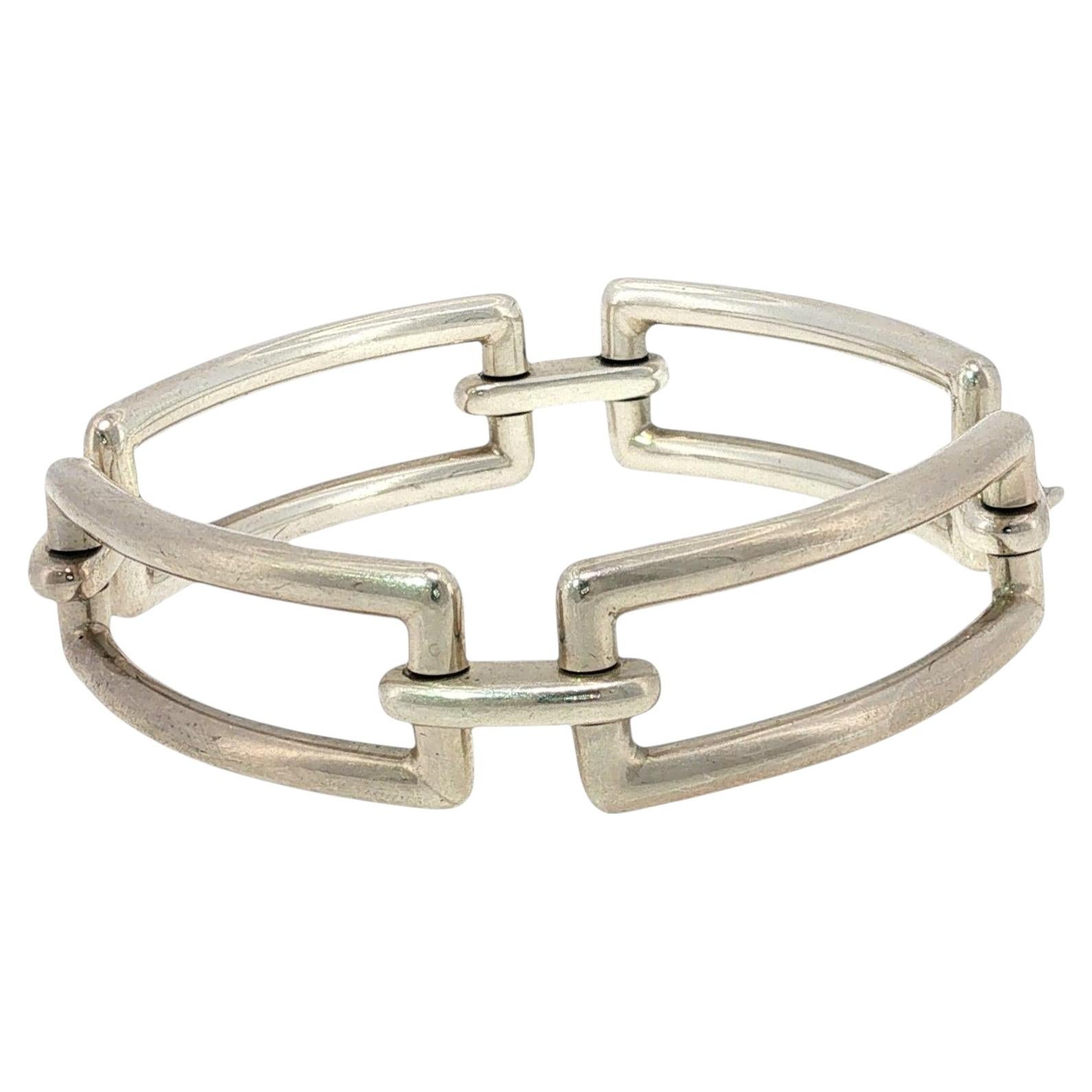 Tiffany & Co. Sterling Silver Link Bracelet 2002 Italy