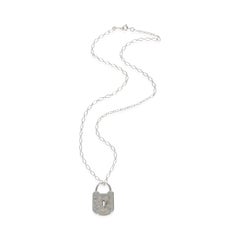 Tiffany & Co. Sterling Silver  Lock Pendant