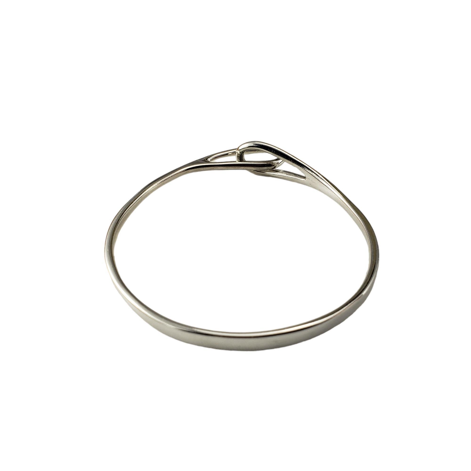 Women's Tiffany & Co. Sterling Silver Loop Interlocking Bangle Bracelet #17297