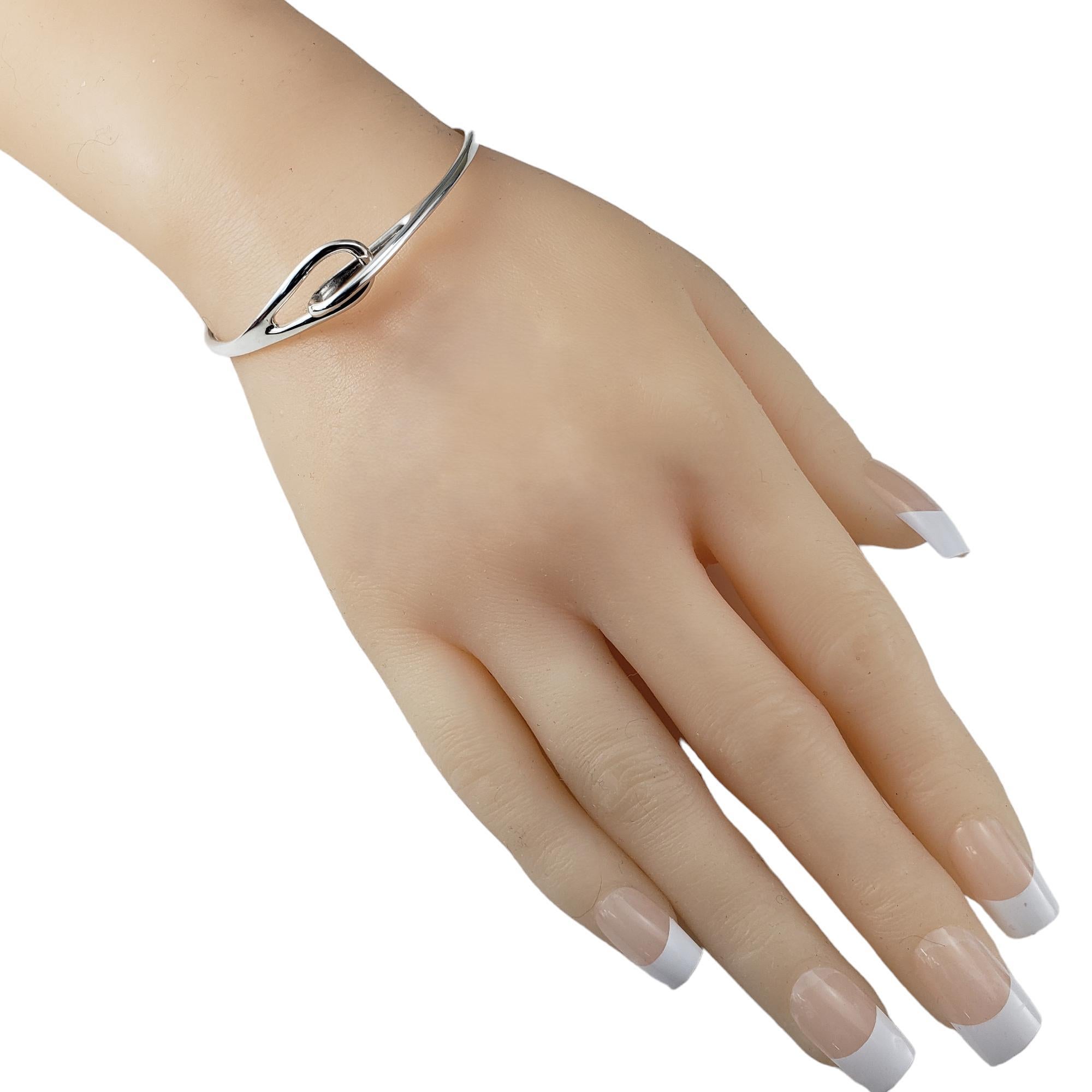 Tiffany & Co. Sterling Silver Loop Interlocking Bangle Bracelet #17297 2