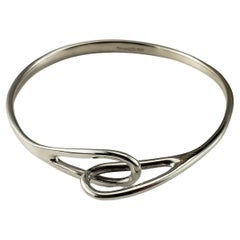 Tiffany & Co. Sterling Silver Loop Interlocking Bangle Bracelet #17297