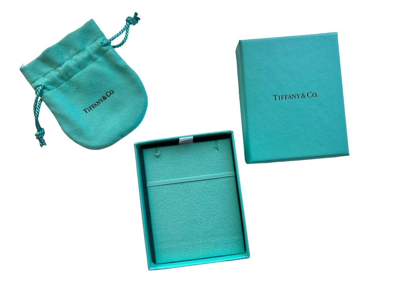 Tiffany & Co. Boîte de collier pendentif cœur Love You en argent sterling #17084 en vente 5