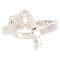 Tiffany & Co. Sterling Silver Loving Heart Ring