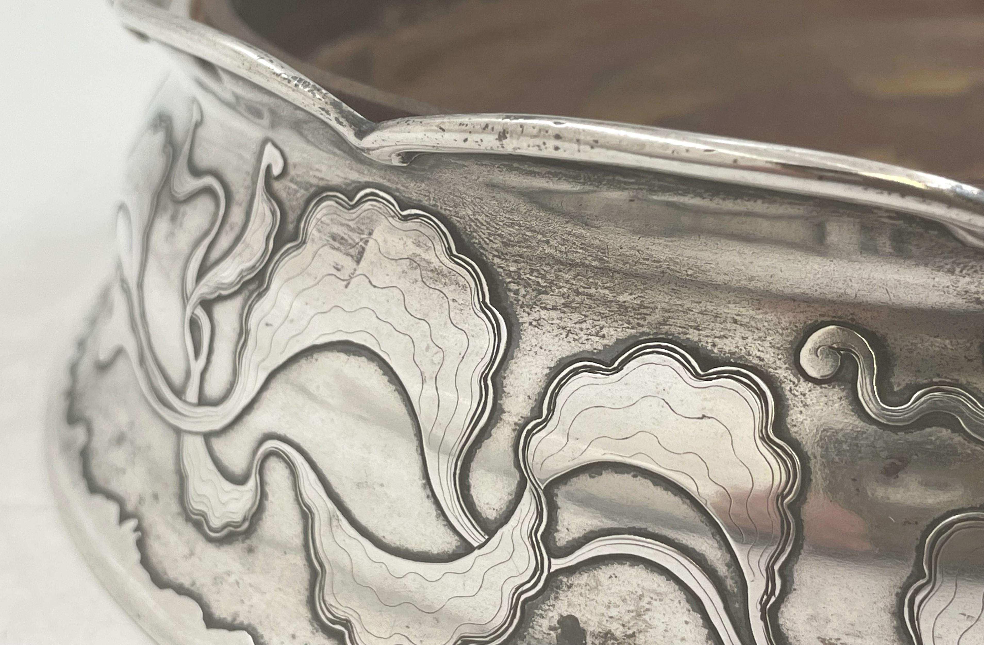 Tiffany & Co. Sottobicchiere per bottiglie Magnum in argento Sterling del 1890 In condizioni buone in vendita a New York, NY