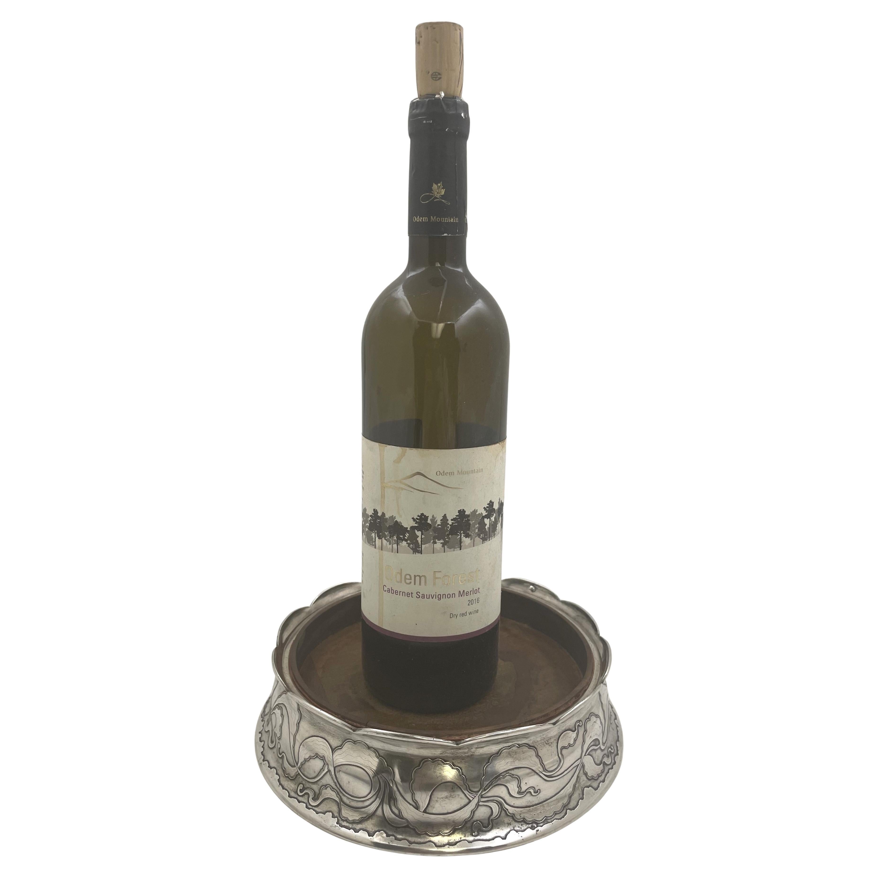 Tiffany & Co. Sterling Silver Magnum Bottle Coaster from 1890s